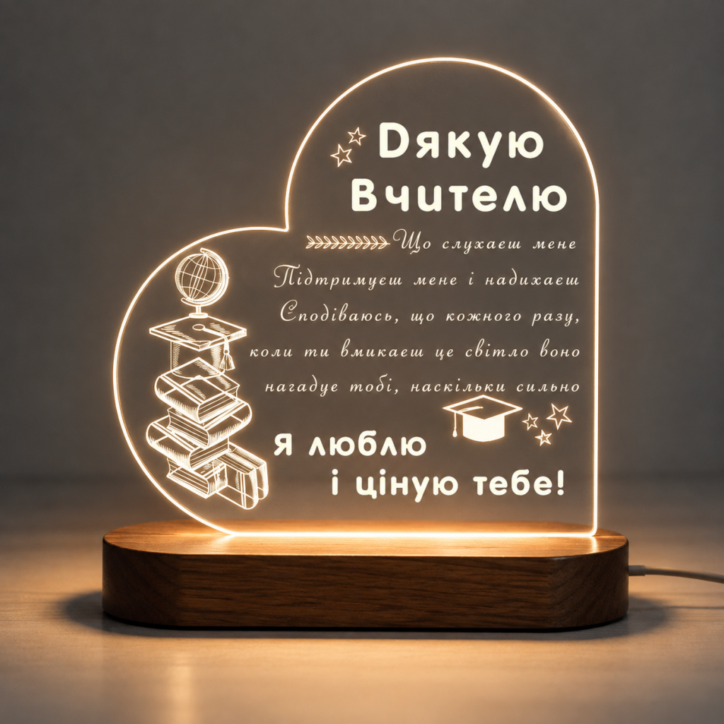 Нічник «Дякую Вчителю»