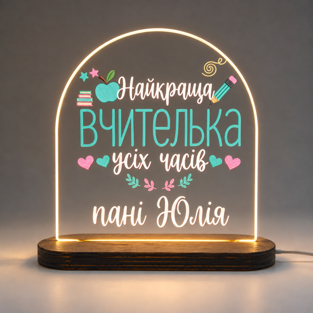 Нічник «Найкраща вчителька усіх часів»