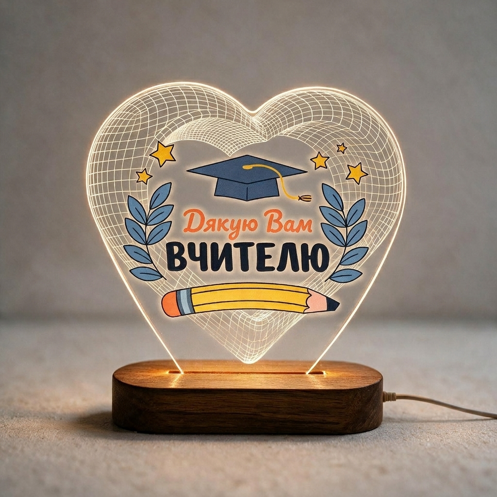 Нічник «Дякую Вам, Вчителю»