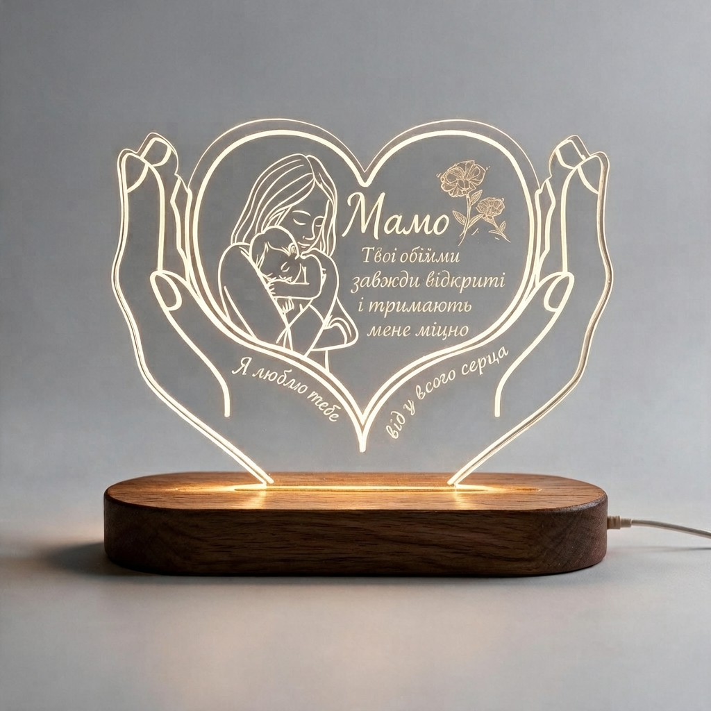 Нічник «Мамо, твої обійми»
