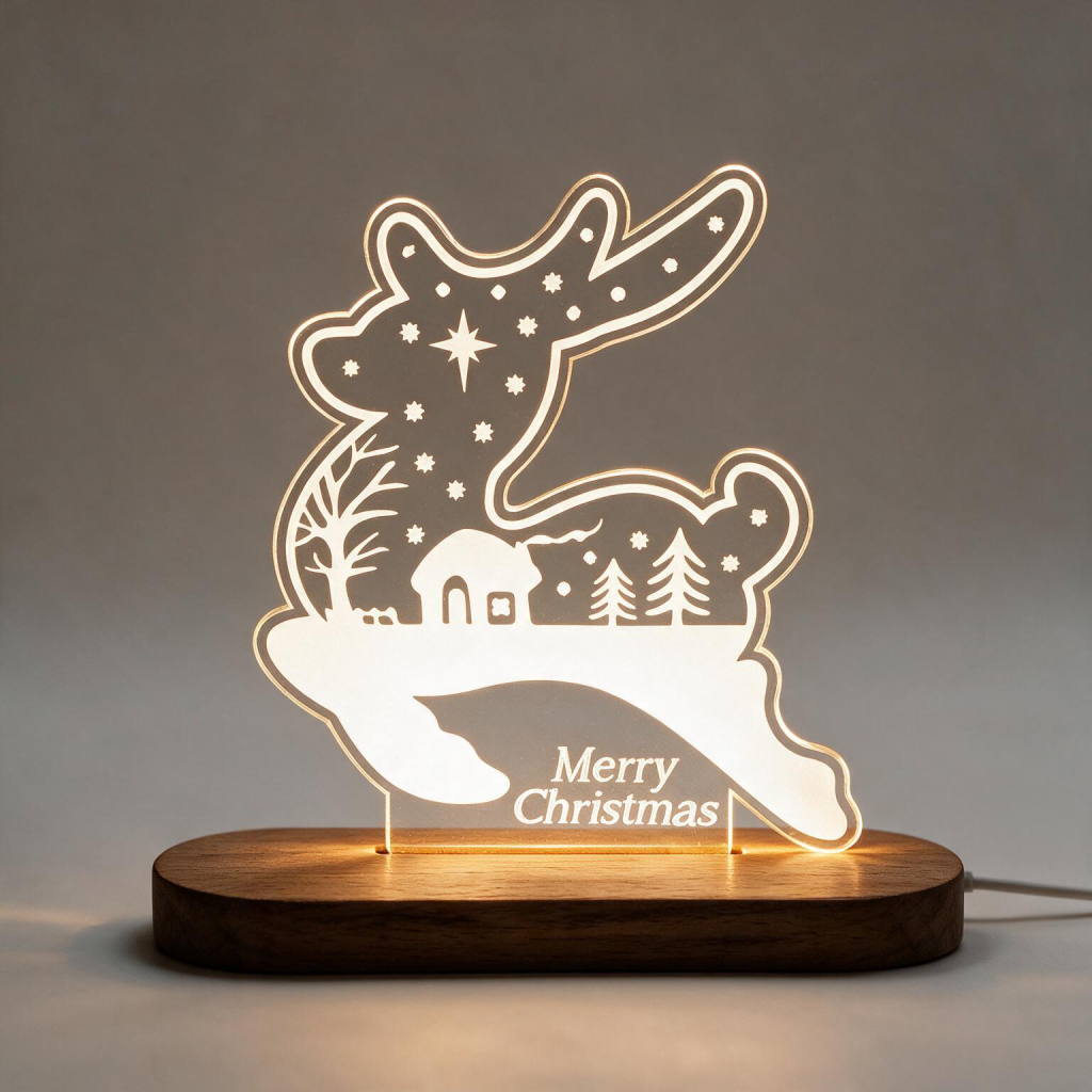 Нічник «Олень» Merry Christmas